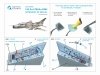 Quinta Studio QD+48480 Su-17M4/Su-22M4 3D-Printed & coloured Interior on decal paper (Hobby Boss) (with 3D-printed resin parts) 1/48